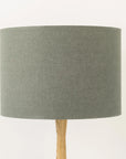 Dusty Sage Green Linen Lampshade