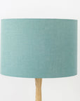 Dusty Turquoise Linen Lampshade