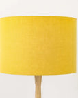 Honey Yellow Linen Lampshade