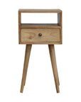 Nusa Mango Wood Bedside Table in Oak