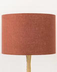 Terracotta Linen Lampshade