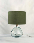 Avocado Green Linen Lampshade