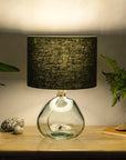Avocado Green Linen Lampshade