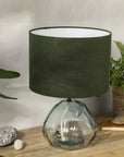 Avocado Green Linen Lampshade