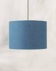 Dusty Blue Linen Lampshade