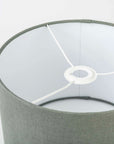 Dusty Sage Green Linen Lampshade