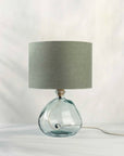 Dusty Sage Green Linen Lampshade