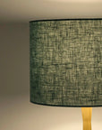 Dusty Turquoise Linen Lampshade
