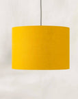 Golden Mustard Yellow Linen Lampshade
