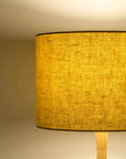 Honey Yellow Linen Lampshade