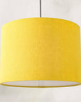 Honey Yellow Linen Lampshade