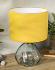Honey Yellow Linen Lampshade