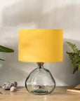 Honey Yellow Linen Lampshade
