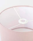 Light Dusty Pink Linen Lampshade