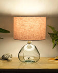 Light Dusty Pink Linen Lampshade