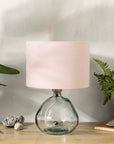 Light Dusty Pink Linen Lampshade