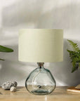 Light Sage Green Linen Lampshade