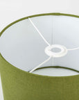 Moss Green Linen Lampshade