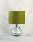 Moss Green Linen Lampshade