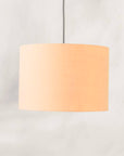 Peach Linen Lampshade