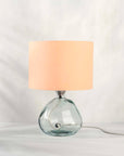 Peach Linen Lampshade