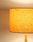Peach Linen Lampshade