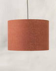 Terracotta Linen Lampshade