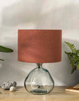Terracotta Linen Lampshade