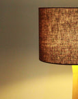Aubergine Purple Linen Lampshade - Tropikala