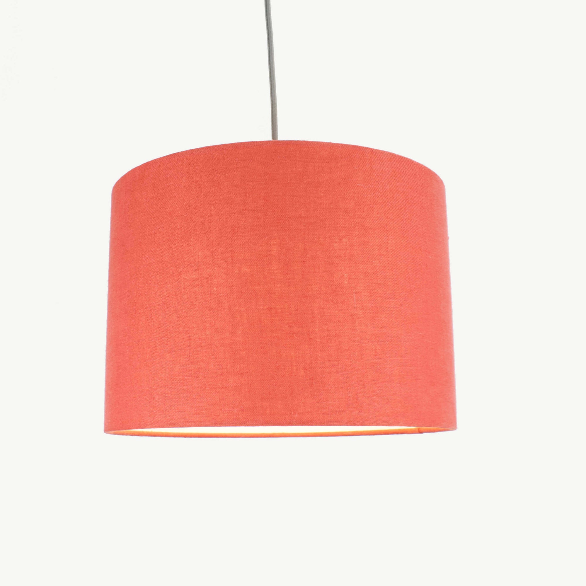 Brick Red Linen Lampshade - Tropikala