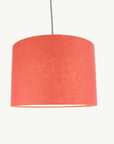 Brick Red Linen Lampshade - Tropikala