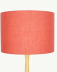 Brick Red Linen Lampshade - Tropikala