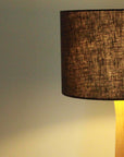Charcoal Grey Linen Lampshade - Tropikala