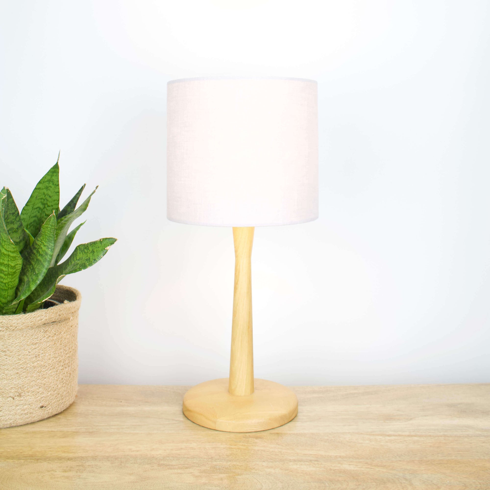 Coconut Milk Linen Lampshade - Tropikala
