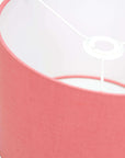 Coral Pink Linen Lampshade - Tropikala