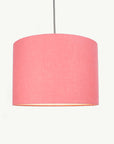 Coral Pink Linen Lampshade - Tropikala