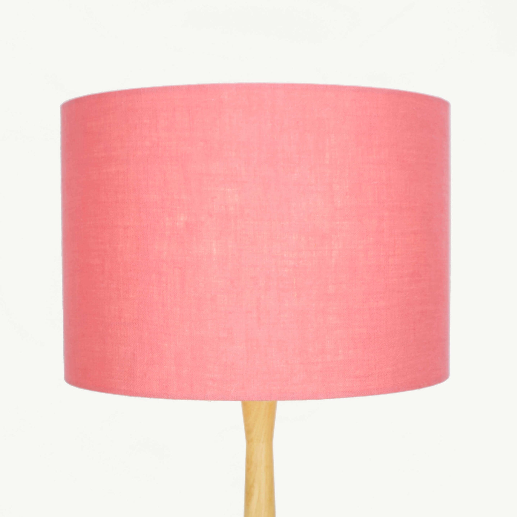 Coral Pink Linen Lampshade - Tropikala