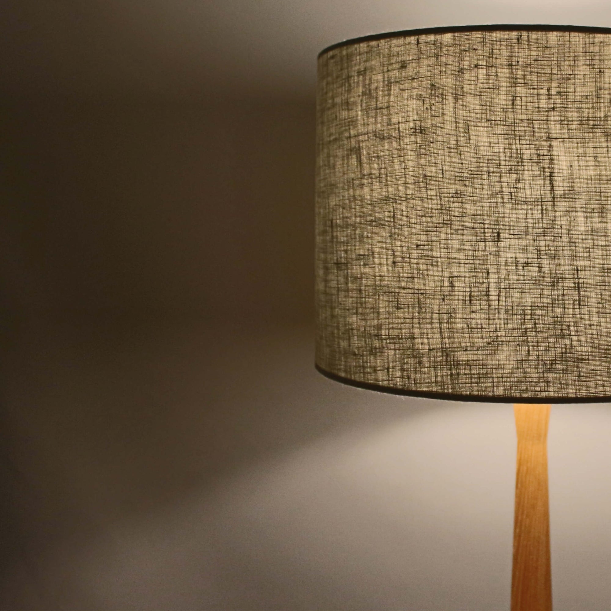 Dark Mint Green Linen Lampshade - Tropikala