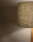 Dark Mint Green Linen Lampshade - Tropikala