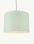 Dark Mint Green Linen Lampshade - Tropikala
