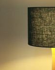 Deep Turquoise Linen Lampshade - Tropikala