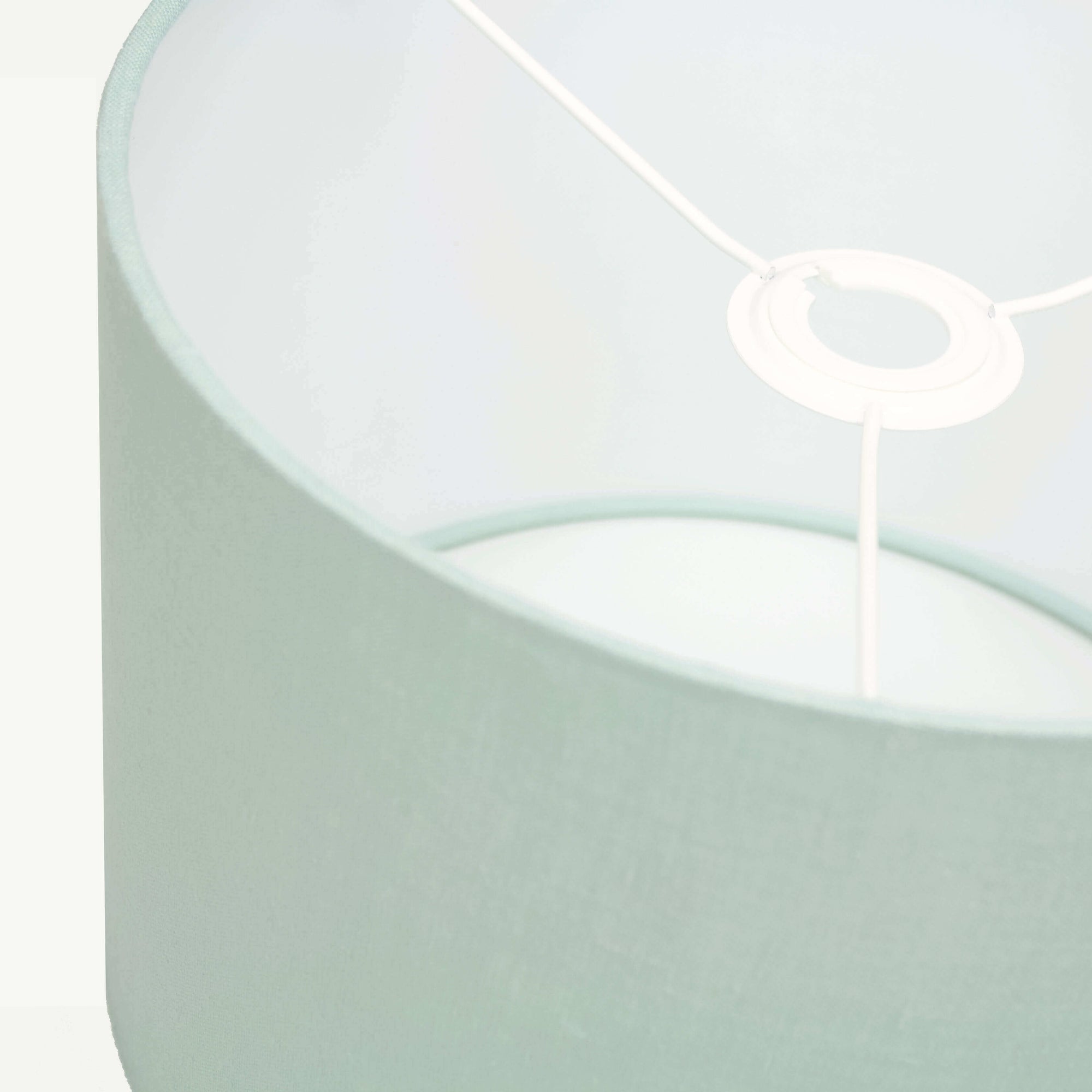 Duck Egg Blue Linen Lampshade - Tropikala