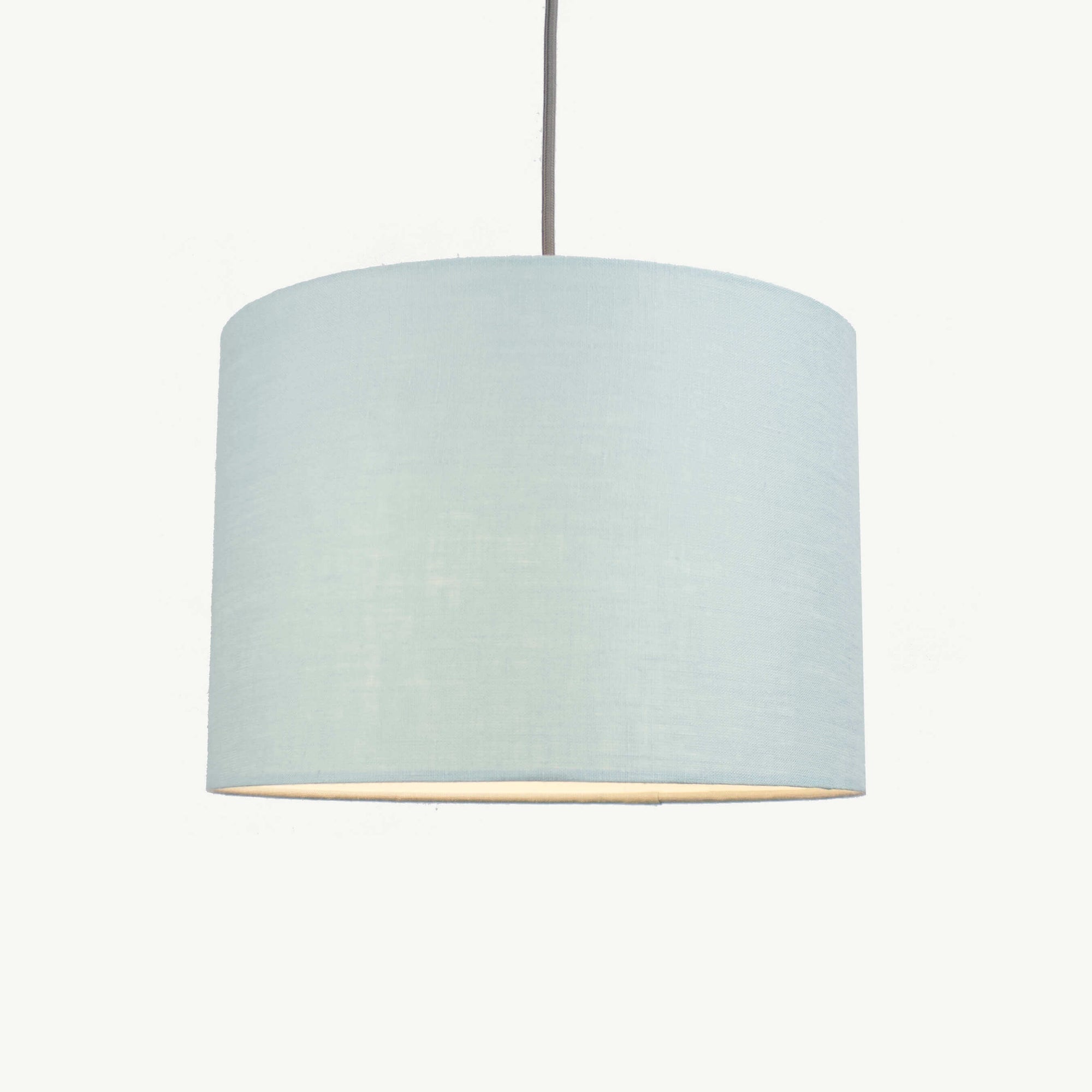 Duck Egg Blue Linen Lampshade - Tropikala
