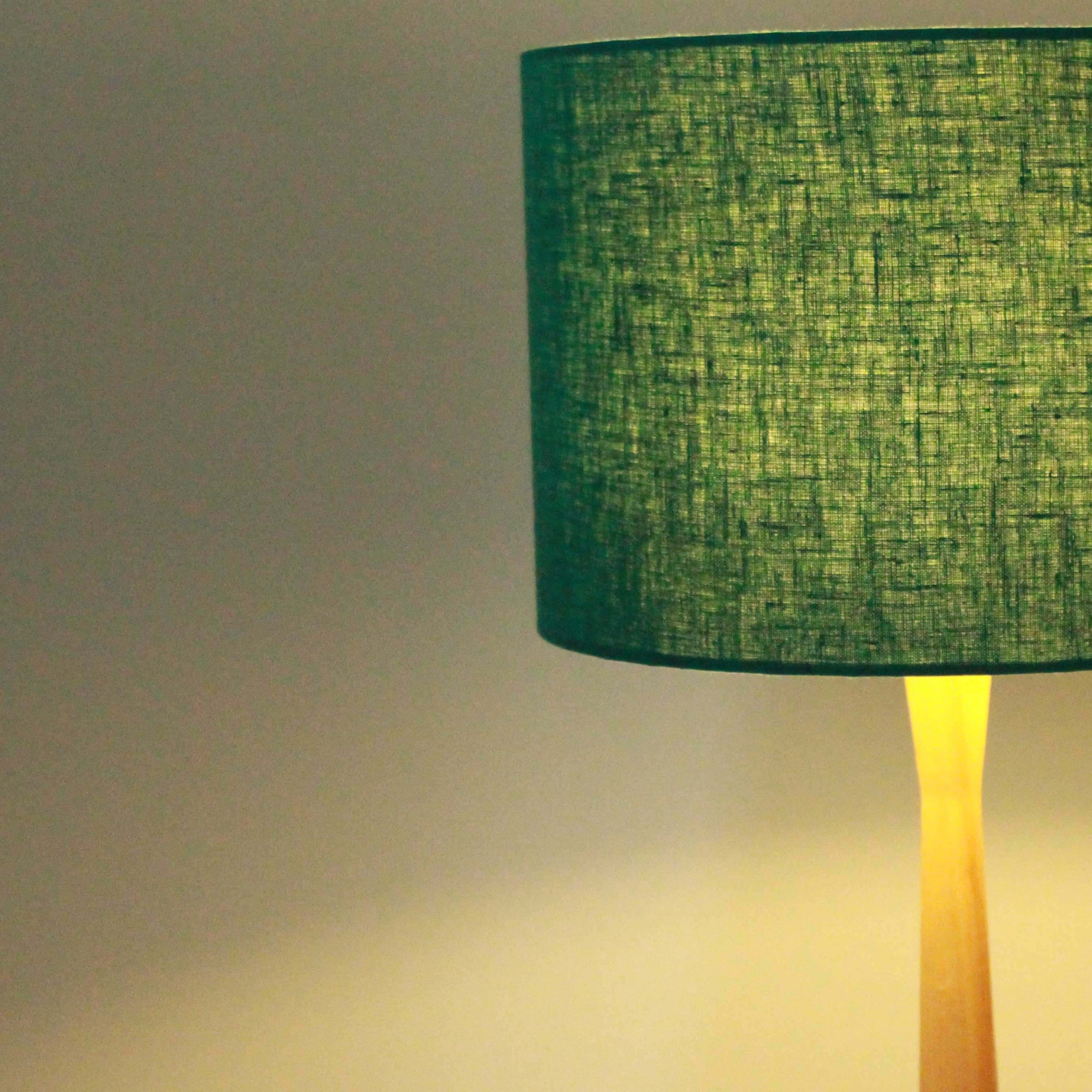 Emerald Green Linen Lampshade - Tropikala