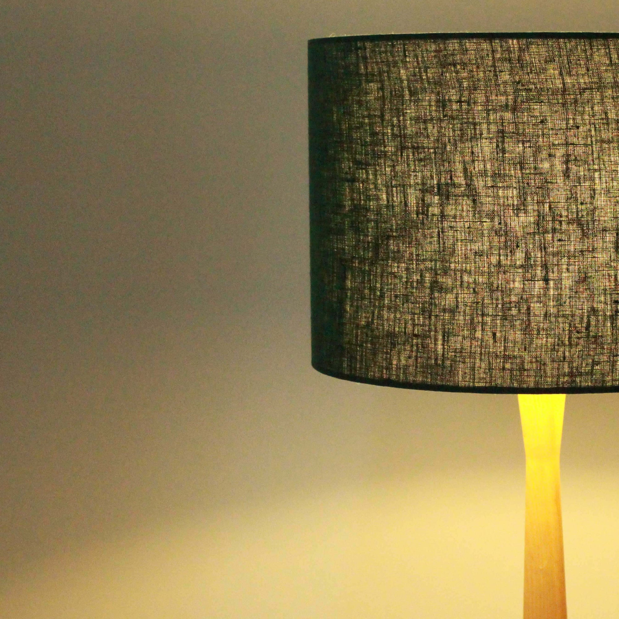 Forest Green Linen Lampshade - Tropikala