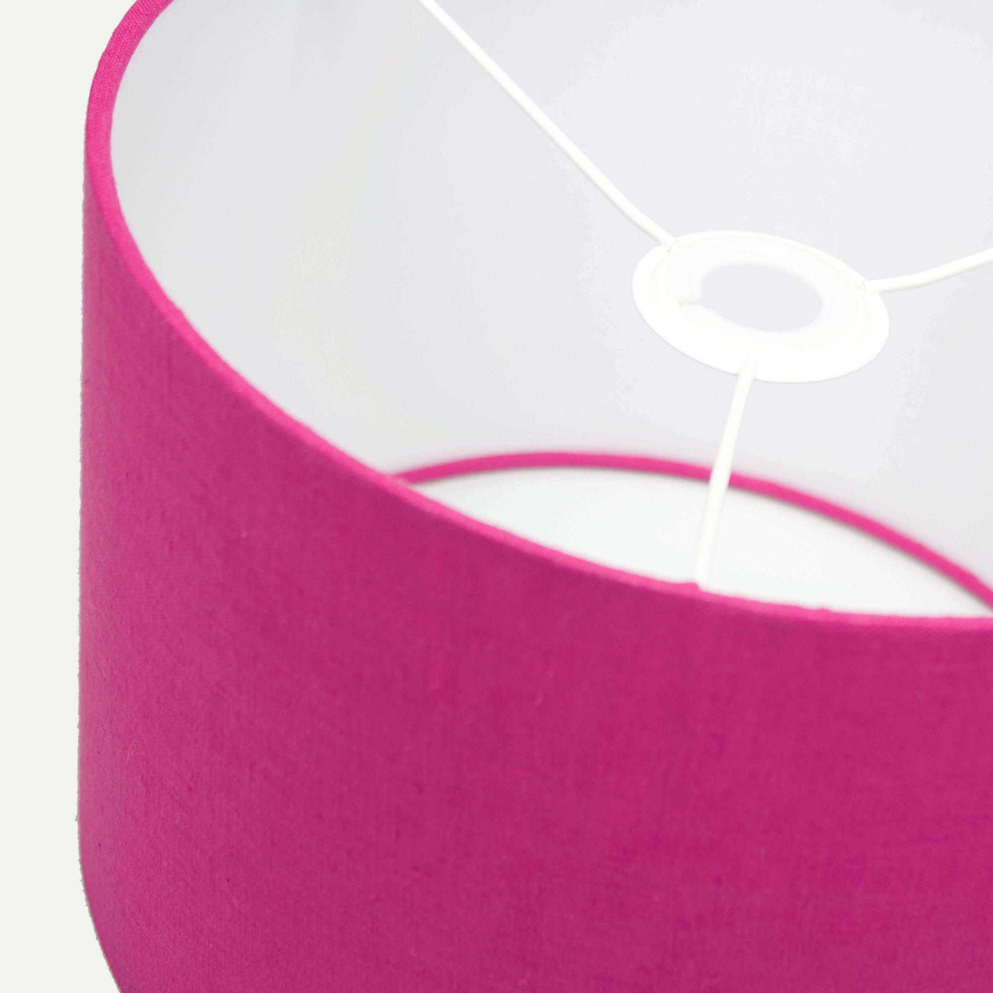 Fuchsia Pink Linen Lampshade - Tropikala