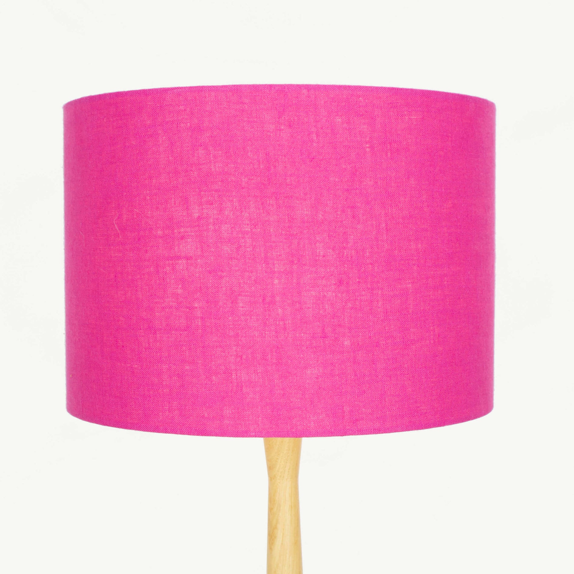 Fuchsia Pink Linen Lampshade - Tropikala