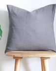 Graphite Grey Linen Lampshade