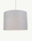 Graphite Grey Linen Lampshade - Tropikala
