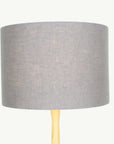 Graphite Grey Linen Lampshade - Tropikala